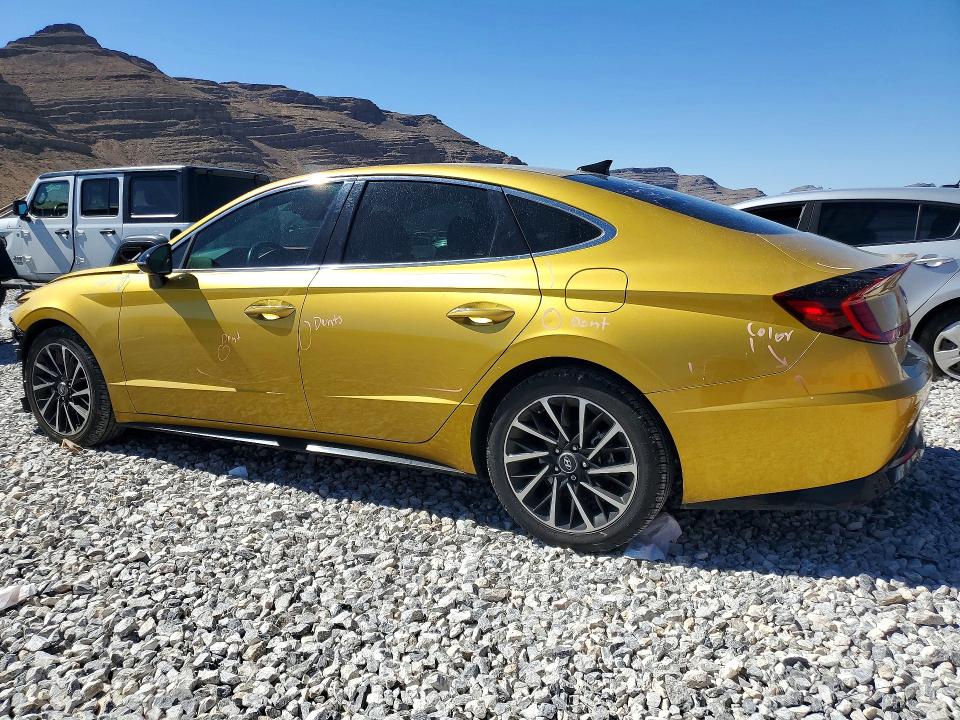 2020 Hyundai Sonata VIN 5NPEJ4J27LH024507 COPART salvage auction — FRONT END, Nv - Salvage Title, sold $5,800 on 2026-07-15 (photo 2)