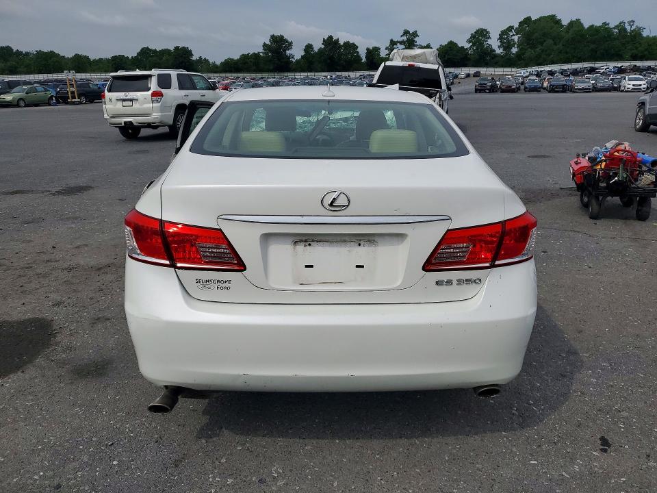2011 Lexus Es 350 VIN JTHBK1EG6B2435805 COPART salvage auction — FRONT END, Pa - Certificate Of Salvage, sold $125 on 2026-07-28 (photo 6)