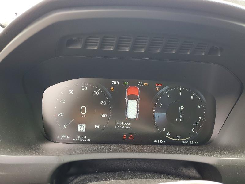 2020 Volvo Xc90 VIN YV4A221K1L1611919 COPART salvage auction — FRONT END, Ma - Cert Of Title-Salvage, sold $14,200 on 2026-08-06 (photo 9)