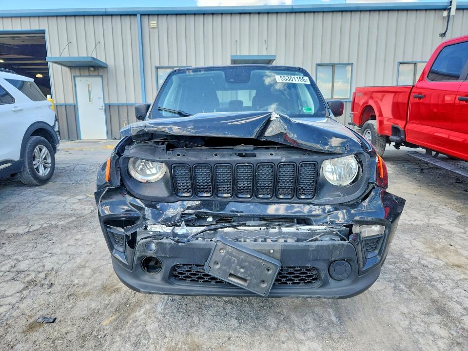 2021 Jeep VIN ZACNJDAB7MPM56407 COPART salvage auction — FRONT END, Salvage Title, sold $450 on 2026-07-17 (photo 5)