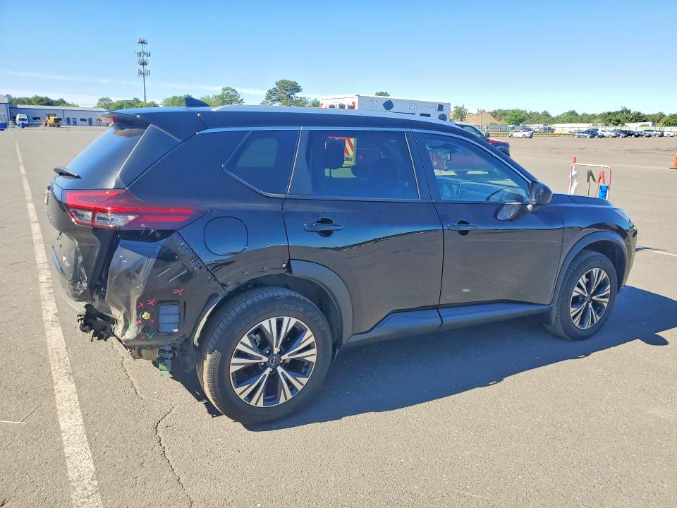 2023 Nissan Rogue VIN JN8BT3BB4PW497968 COPART salvage auction — REAR END, Ny - Mv-907A Salvage Certificate, sold $10,700 on 2026-07-08 (photo 3)