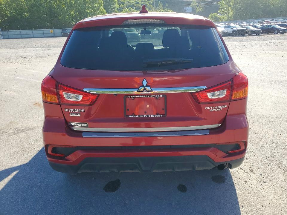 2018 Mitsubishi VIN JA4AP3AU9JZ026879 COPART salvage auction — FRONT END, Wv - Salvage Certificate, sold $2,200 on 2026-07-30 (photo 6)