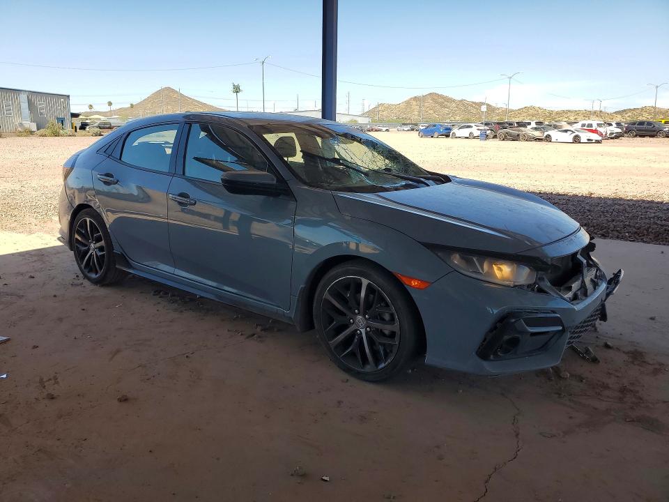 2021 Honda VIN SHHFK7H46MU225937 COPART salvage auction — FRONT END, Az - Cert Of Title - Salvage, sold $6,100 on 2026-07-09 (photo 4)