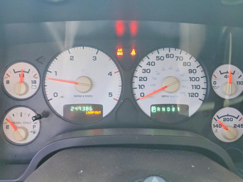 2004 Dodge Ram 2500 VIN 3D7KU28C04G147093 COPART salvage auction — SIDE, Ca - Dis/Dlr/Exp App For Dup Clean (P), sold $4,300 on 2026-08-27 (photo 9)