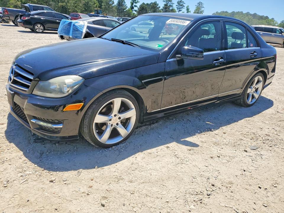 2014 Mercedes-benz C-klasse VIN WDDGF4HB0EA964213 COPART salvage auction — WATER/FLOOD, Va - Cert Of Title-Salvage Water, sold $875 on 2026-07-28 (photo 1)
