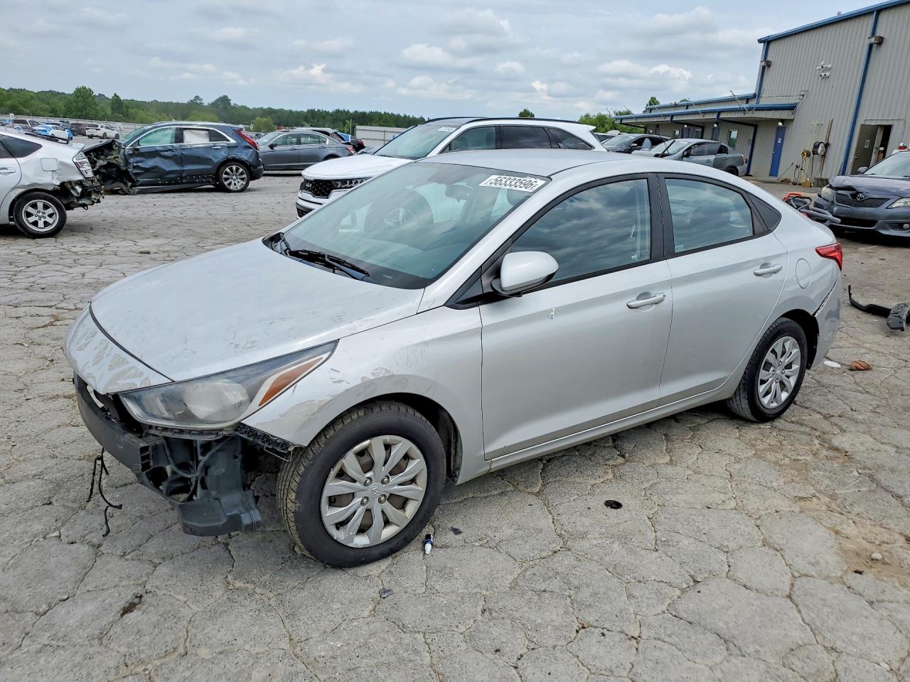 2019 Hyundai Accent VIN 3KPC24A35KE058395 COPART salvage auction — Front End, TN - SALVAGE CERTIFICATE, sold $800 on 2026-07-09 (photo 1)