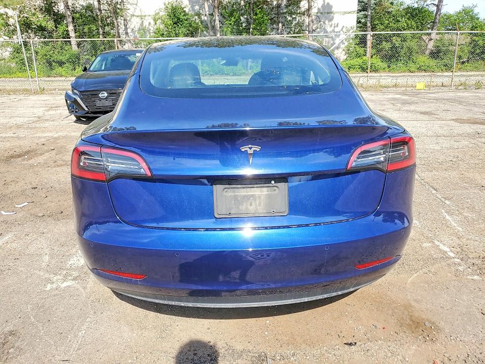 2022 Tesla Model 3 VIN 5YJ3E1EA1NF189028 COPART salvage auction — SIDE, Il - Salvage Certificate, sold $3,300 on 2026-07-20 (photo 6)