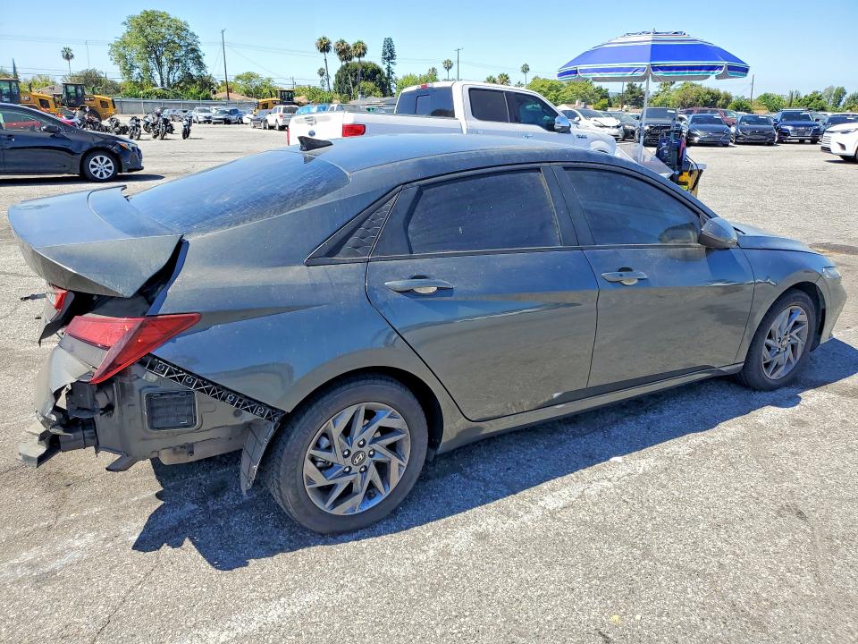 2024 Hyundai Elantra VIN KMHLM4DG7RU671957 COPART salvage auction — REAR END, Salvage Title, sold $100 on 2026-07-28 (photo 3)