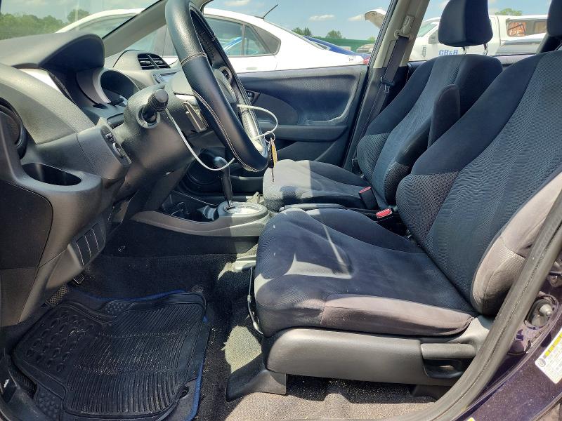 2010 Honda Fit VIN JHMGE8H47AC016457 COPART salvage auction — REAR END, Al - Cert Of Title-Salvage Title, sold $725 on 2026-07-07 (photo 7)