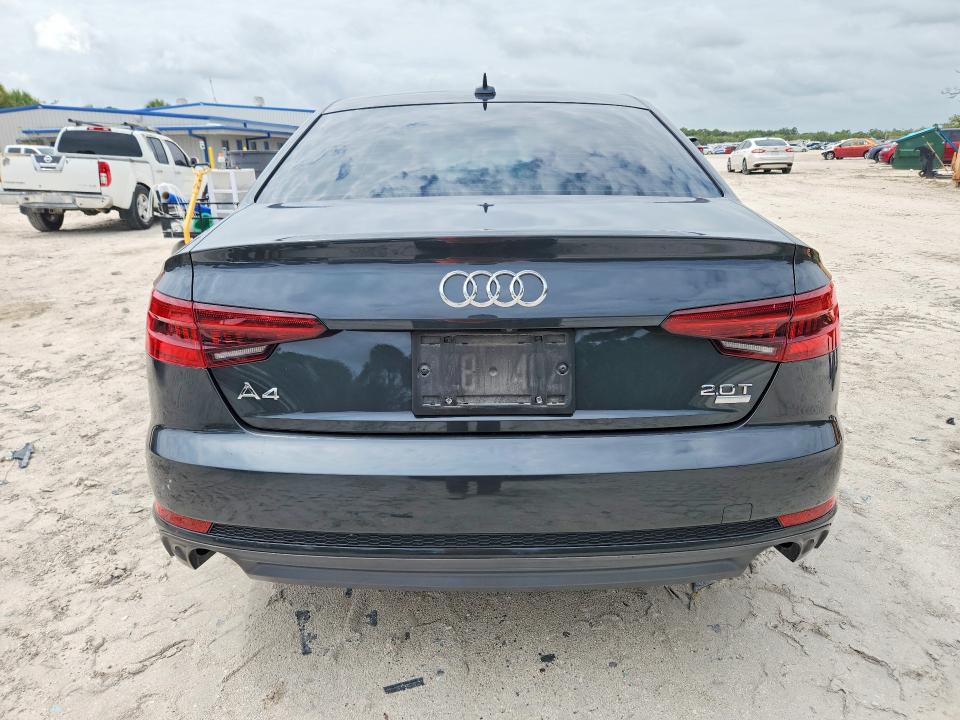 2018 Audi A4 VIN WAUKMAF45JA231563 COPART salvage auction — WATER/FLOOD, FL - CERT OF TITLE SLVG REBUILDABLE, sold $250 on 2026-07-22 (photo 6)