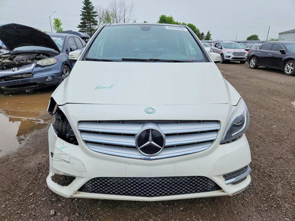 2014 Mercedes-benz B-klasse VIN WDDMH4EB6EJ183083 COPART salvage auction — FRONT END, ON - PERMIT NO BRAND - UNFIT, sold $475 on 2026-07-28 (photo 5)