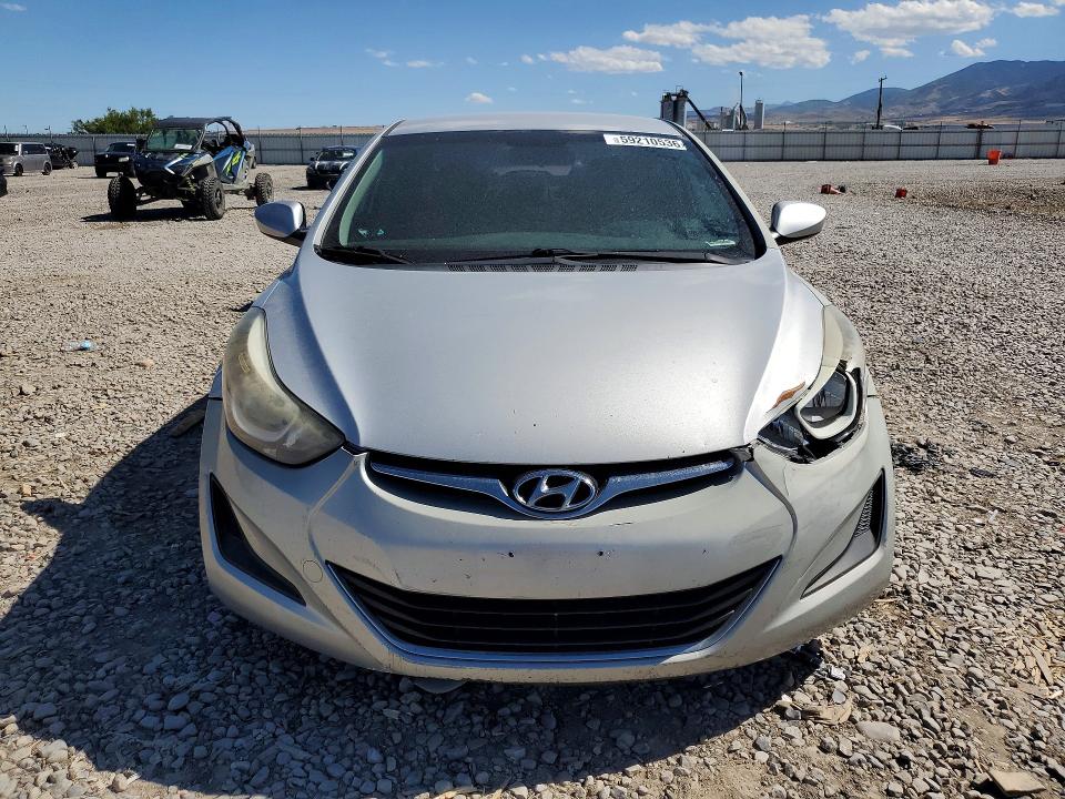 2014 Hyundai Elantra VIN KMHDH4AE3EU184700 COPART salvage auction — FRONT END, Ut - Certificate Of Title, sold $425 on 2026-07-10 (photo 5)