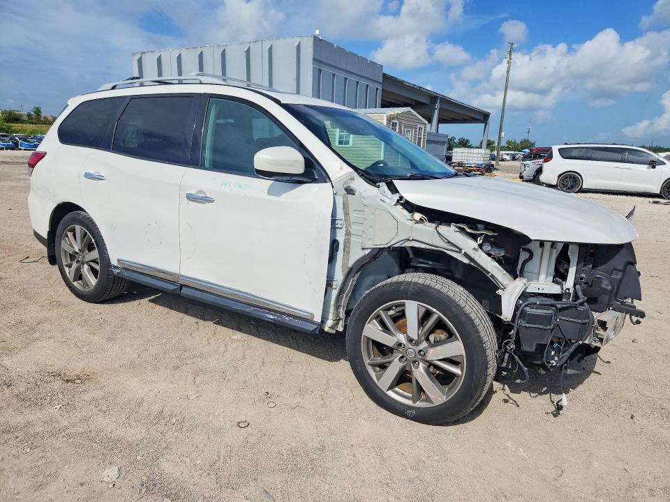 2014 Nissan VIN 5N1AR2MM5EC669319 COPART salvage auction — FRONT END, Fl - Cert Of Title Slvg Rebuildable, sold $1,550 on 2026-07-02 (photo 4)