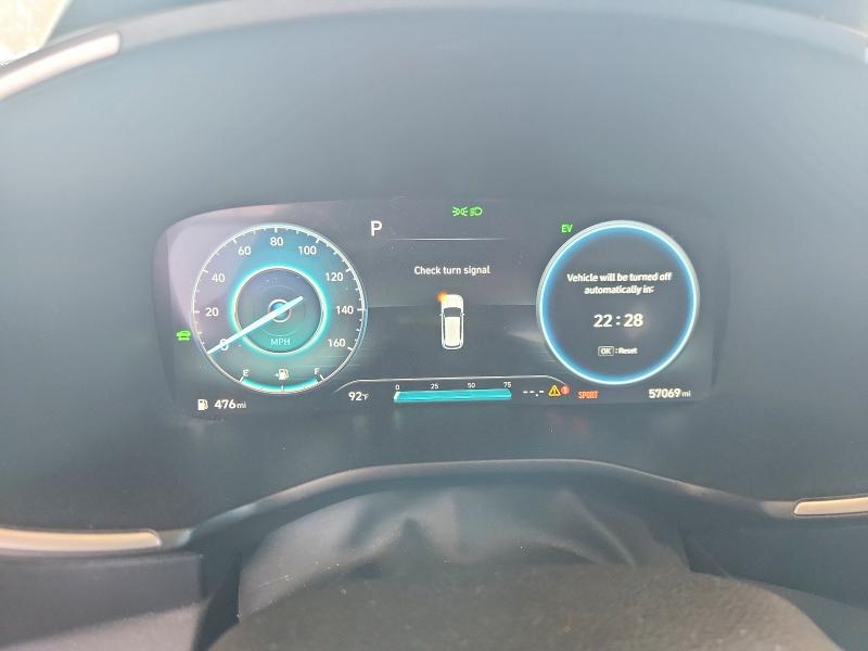 2022 Hyundai VIN KM8S3DA10NU033557 COPART salvage auction — FRONT END, AZ - CERT OF TITLE - SALVAGE, sold $6,700 on 2026-07-23 (photo 9)