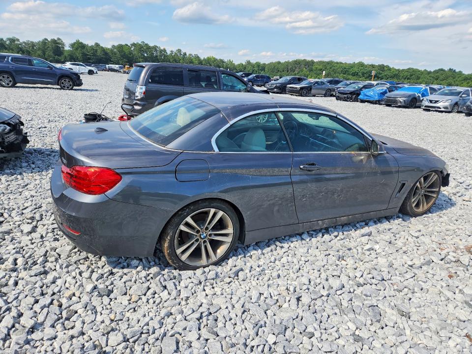 2016 BMW 4er VIN WBA3V7C5XG5A27427 COPART salvage auction — FRONT END, Ga - Certificate Of Title, sold $1,250 on 2026-07-28 (photo 3)
