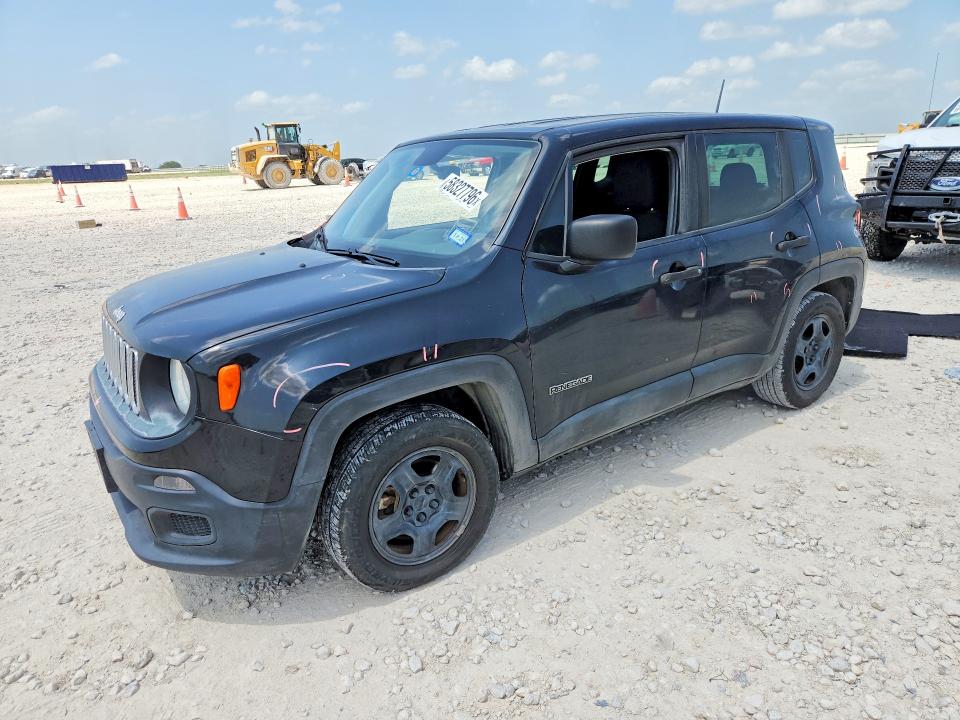 2018 Jeep Renegade VIN ZACCJAAHXJPH06487 COPART salvage auction — REAR END, Tx - Salvage Vehicle Title, sold $1,850 on 2026-07-23 (photo 1)