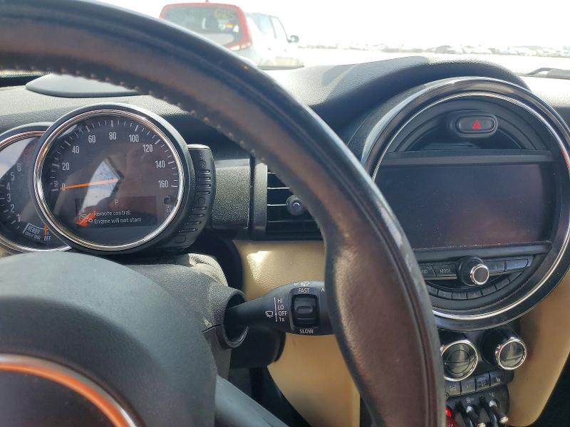2016 Mini Cooper VIN WMWXU3C51G2D27713 COPART salvage auction — FRONT END, Tx - Salvage Vehicle Title, sold $2,950 on 2026-08-27 (photo 9)