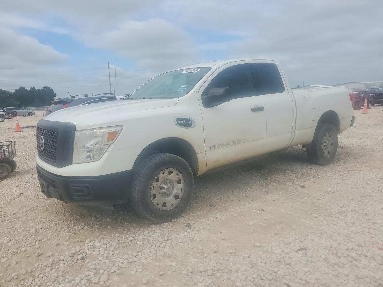 2018 Nissan Titan VIN 1N6AA1C32JN506699 COPART salvage auction — Rear End, TX - CERTIFICATE OF TITLE (P), sold $2,500 on 2026-07-09 (photo 1)