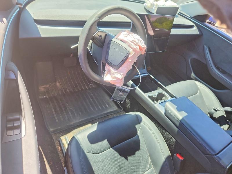 2024 Tesla Model 3 VIN 5YJ3E1EBXRF791943 COPART salvage auction — FRONT END, Al - Cert Of Title-Salvage Title, sold $10,700 on 2026-07-07 (photo 8)
