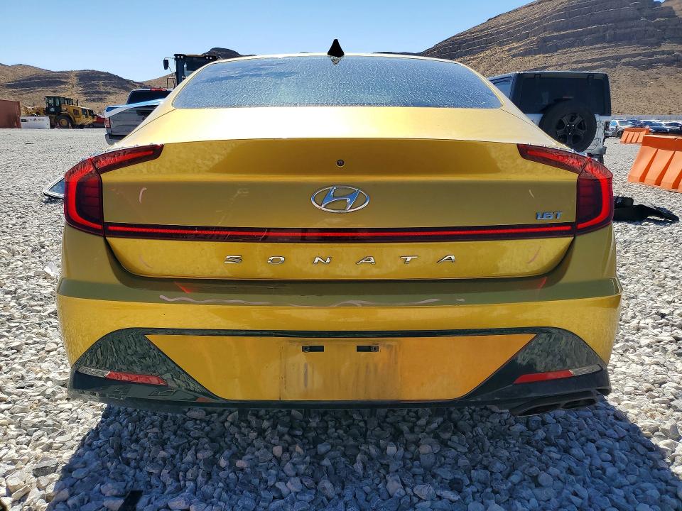 2020 Hyundai Sonata VIN 5NPEJ4J27LH024507 COPART salvage auction — FRONT END, Nv - Salvage Title, sold $5,800 on 2026-07-15 (photo 6)