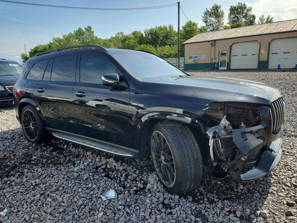 2024 Mercedes-benz Gls-klasse amg VIN 4JGFF8KE7RB195074 COPART salvage auction — FRONT END, IL - SALVAGE CERTIFICATE, sold $63,500 on 2026-07-27 (photo 4)