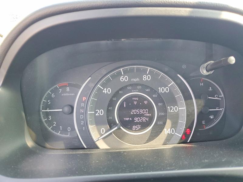 2012 Honda Cr-v VIN 5J6RM3H72CL036736 COPART salvage auction — REAR END, Tx - Salvage Vehicle Title, sold $3,250 on 2026-07-02 (photo 9)