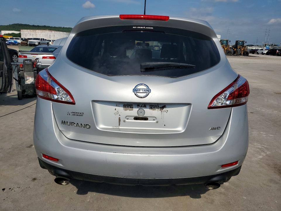 2014 Nissan Murano VIN JN8AZ1MW6EW522610 COPART salvage auction — MECHANICAL, Ok - Cert Of Title-Repossession, sold $500 on 2026-07-31 (photo 6)