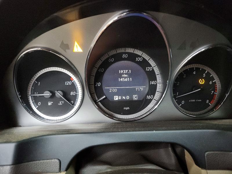 2010 Mercedes-benz VIN WDDGF8BB6AF449567 COPART salvage auction — FRONT END, VA - CERT OF TITLE - SALVAGE, sold $500 on 2026-07-08 (photo 9)