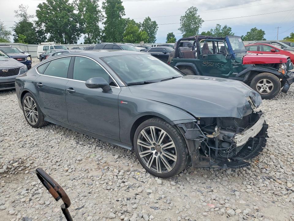 2014 Audi A7 VIN WAU2GAFCXEN063545 COPART salvage auction — FRONT END, Mi - Certificate Of Title, sold $2,350 on 2026-07-02 (photo 4)