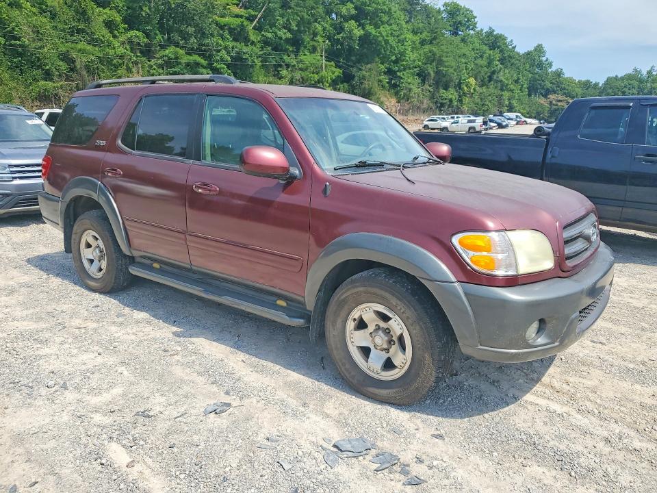 2003 Toyota Sequoia VIN 5TDZT34A33S202397 COPART salvage auction — MINOR DENT/SCRATCHES, Al - Certificate Of Title, sold $2,200 on 2026-07-07 (photo 4)
