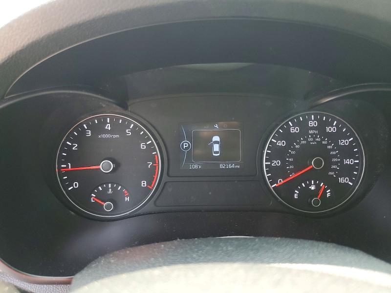2017 Kia VIN 5XXGT4L39HG134857 COPART salvage auction — FRONT END, Tx - Salvage Vehicle Title, sold $100 on 2026-07-27 (photo 9)