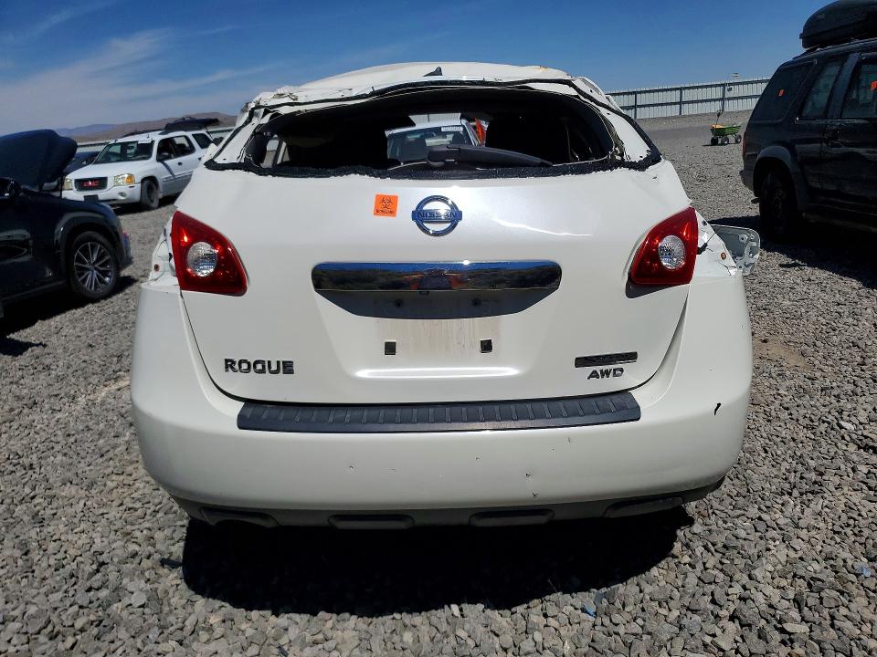 2012 Nissan VIN JN8AS5MV6CW405190 COPART salvage auction — ROLLOVER, Nv - Non-Repairable Vehicle Cert, sold $90 on 2026-07-09 (photo 6)