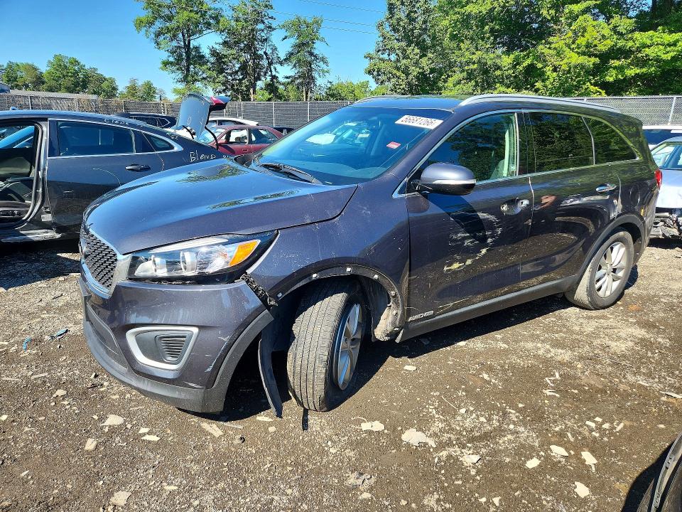 2016 Kia Sorento VIN 5XYPGDA56GG174767 COPART salvage auction — VANDALISM, MD - CERT OF SALVAGE > 75% DAMAGE, sold $1,800 on 2026-07-28 (photo 1)