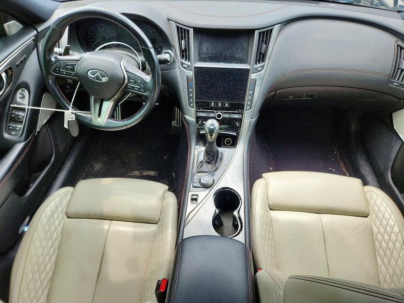 2019 Infiniti Q50 VIN JN1FV7AR2KM800704 COPART salvage auction — FRONT END, Ny - Mv-907A Salvage Certificate, sold $8,100 on 2026-08-10 (photo 8)