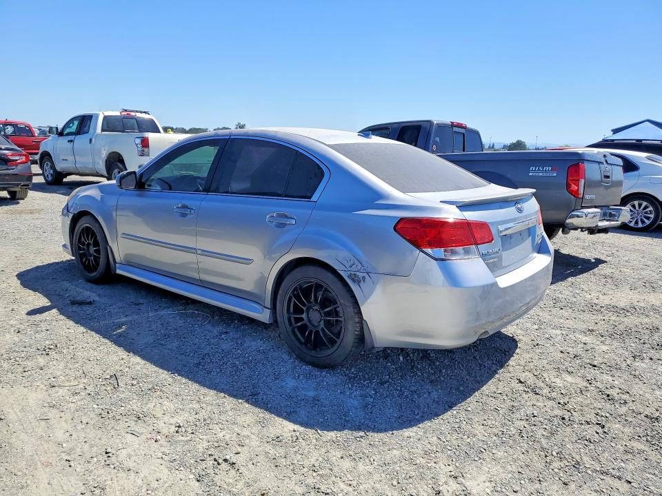 2014 Subaru LEGACY VIN 4S3BMBL65E3015608 COPART salvage auction — REAR END, Ca - Salvage Certificate, sold $250 on 2026-07-09 (photo 2)