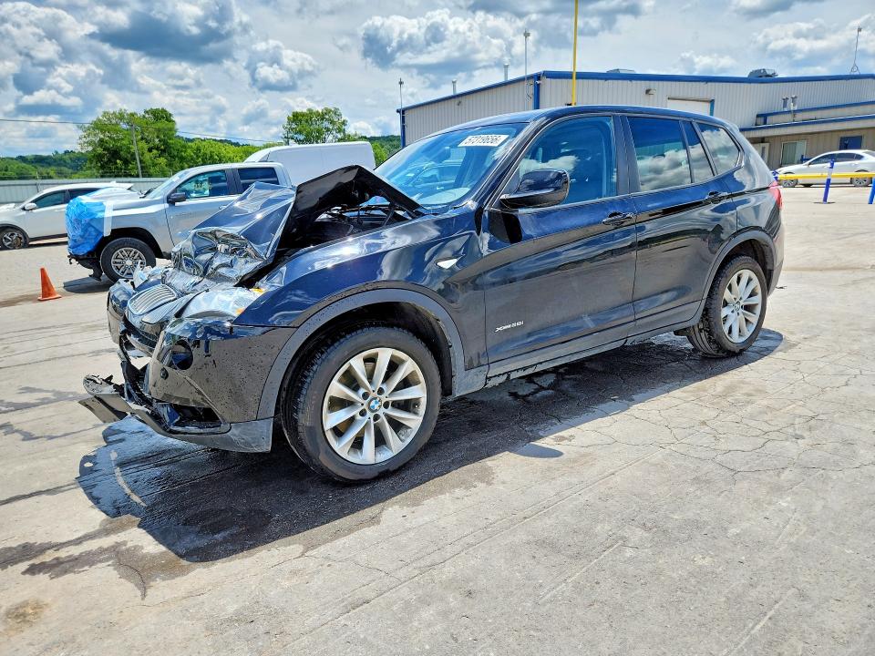 2014 BMW X3 VIN 5UXWX9C54E0D36924 COPART salvage auction — FRONT END, Tn - Salvage Certificate, sold $550 on 2026-07-20 (photo 1)