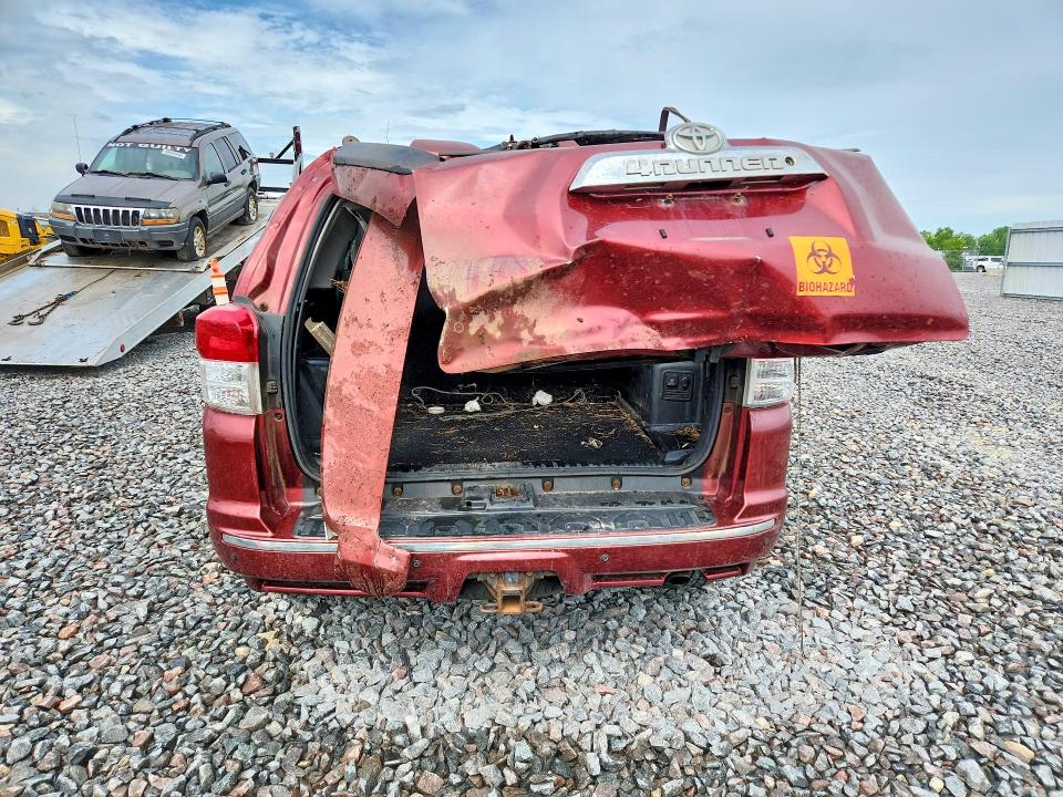 2013 Toyota 4runner VIN JTEBU5JR0D5145485 COPART salvage auction — ROLLOVER, Salvage Title, sold $3,650 on 2026-07-13 (photo 6)