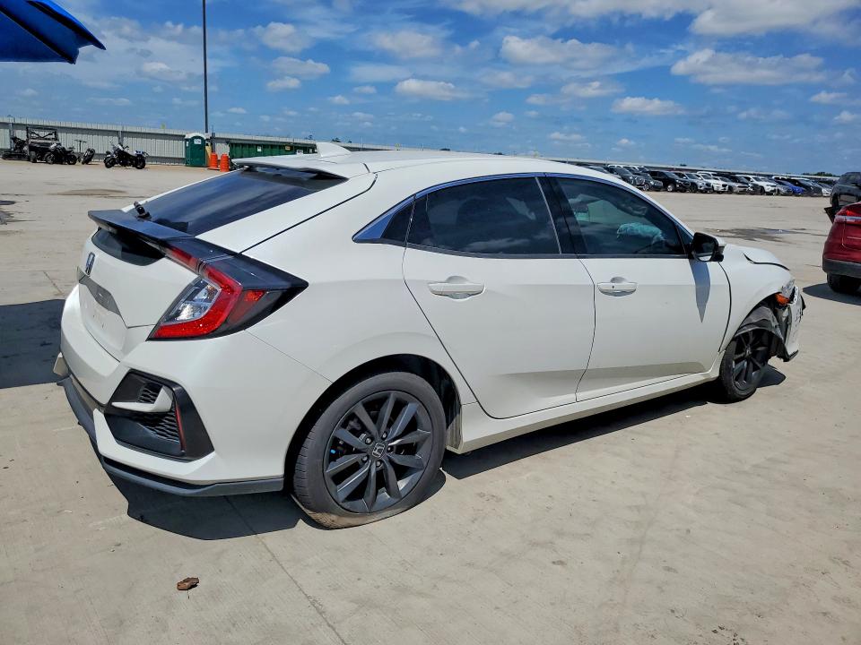 2021 Honda Civic VIN SHHFK7H66MU228662 COPART salvage auction — UNDERCARRIAGE, Tx - Salvage Vehicle Title, sold $4,850 on 2026-07-09 (photo 3)