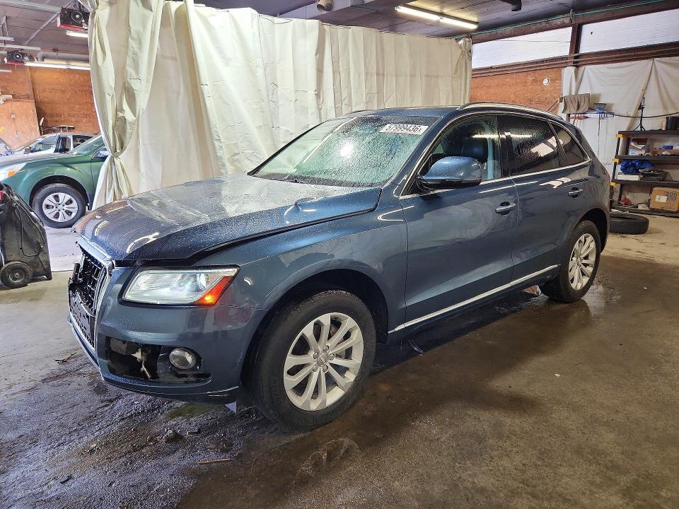 2015 Audi Q5 VIN WA1CFAFP6FA087759 COPART salvage auction — FRONT END, PA - CERTIFICATE OF SALVAGE, sold $1,950 on 2026-07-02 (photo 1)