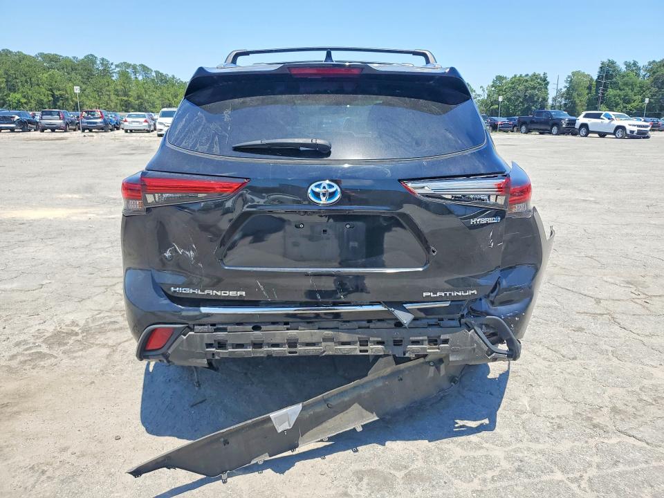 2022 Toyota Highlander VIN 5TDFARAH4NS014388 COPART salvage auction — REAR END, Ga - Cert Of Title-Salvage, sold $18,900 on 2026-07-09 (photo 6)