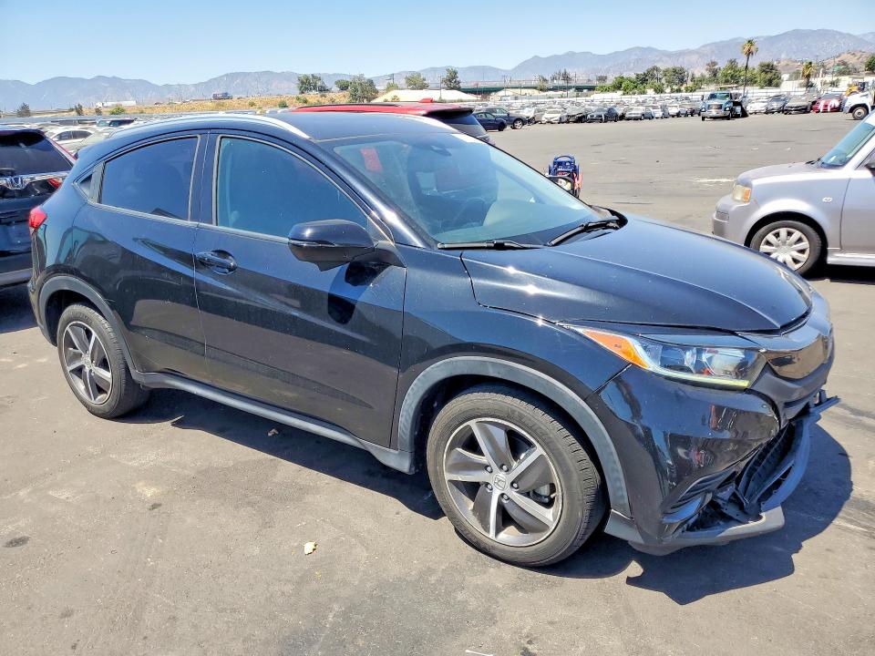 2021 Honda Hr-v VIN 3CZRU5H71MM722102 COPART salvage auction — FRONT END, CA - SALVAGE CERTIFICATE, sold $7,300 on 2026-07-27 (photo 4)