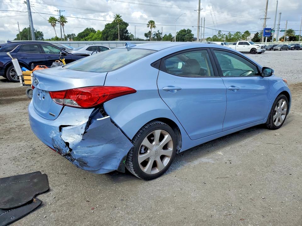 2012 Hyundai Elantra VIN KMHDH4AE3CU471340 COPART salvage auction — REAR END, Fl - Cert Of Title Slvg Rebuildable, sold $3,000 on 2026-07-17 (photo 3)