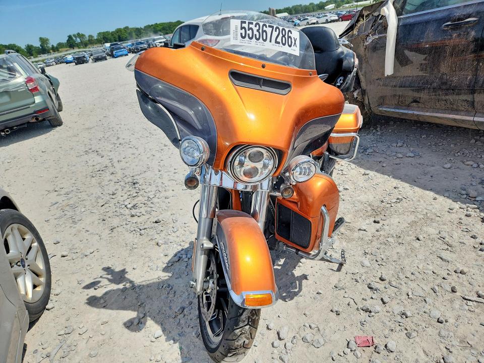 2015 Harley-davidson Electra glide VIN 1HD1KDM18FB650036 COPART salvage auction — FRONT END, Mi - Certificate Of Title, sold $3,800 on 2026-07-09 (photo 2)