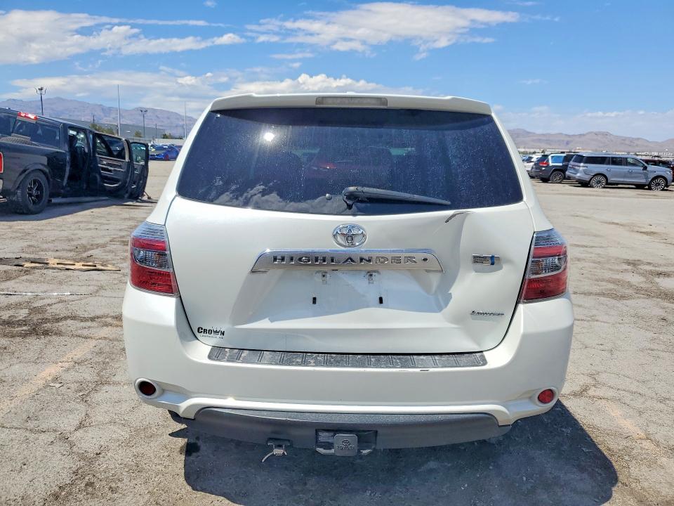 2010 Toyota Highlander VIN JTEJW3EH2A2043260 COPART salvage auction — REAR END, Nv - Salvage Title, sold $4,600 on 2026-07-02 (photo 6)