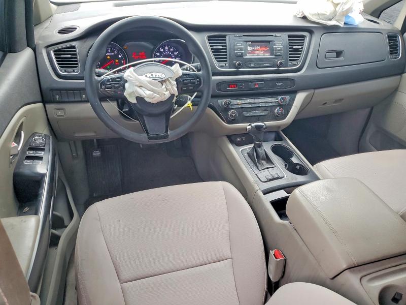 2015 Kia SEDONA VIN KNDMB5C16F6027996 COPART salvage auction — FRONT END, CA - LIEN PAPERS-CLEAN OR AC, sold $775 on 2026-07-24 (photo 8)