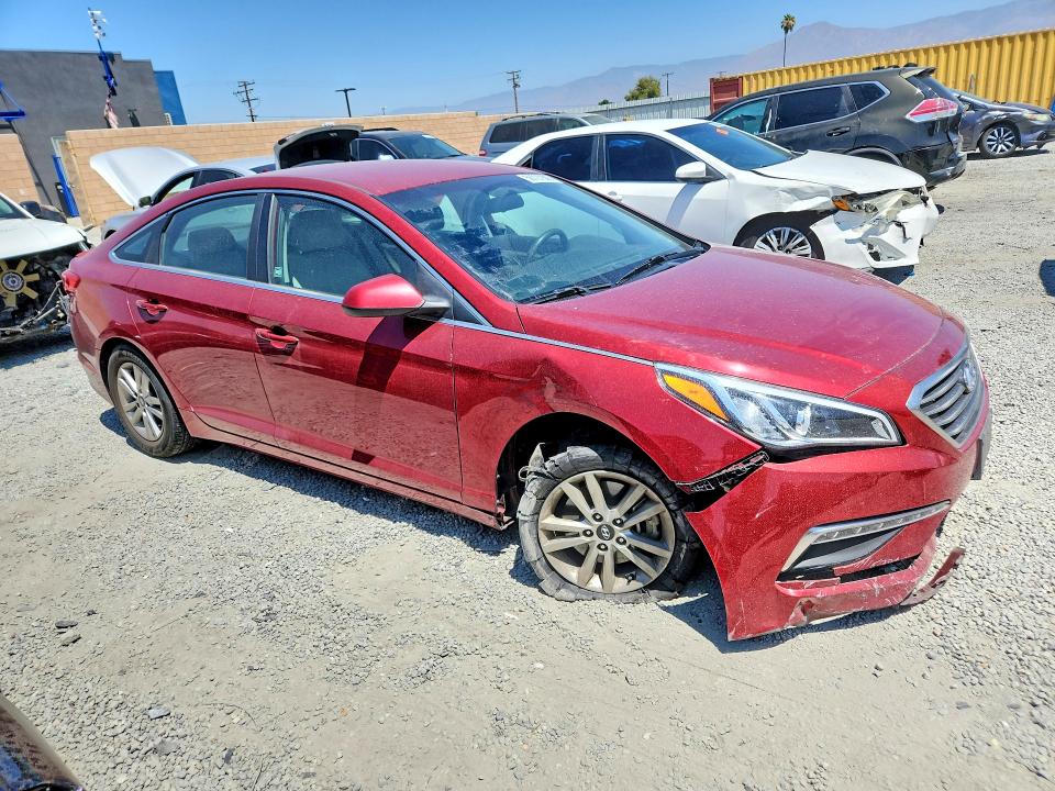 2015 Hyundai VIN 5NPE24AF4FH137092 COPART salvage auction — FRONT END, Ca - Salvage Certificate, sold $400 on 2026-07-22 (photo 4)