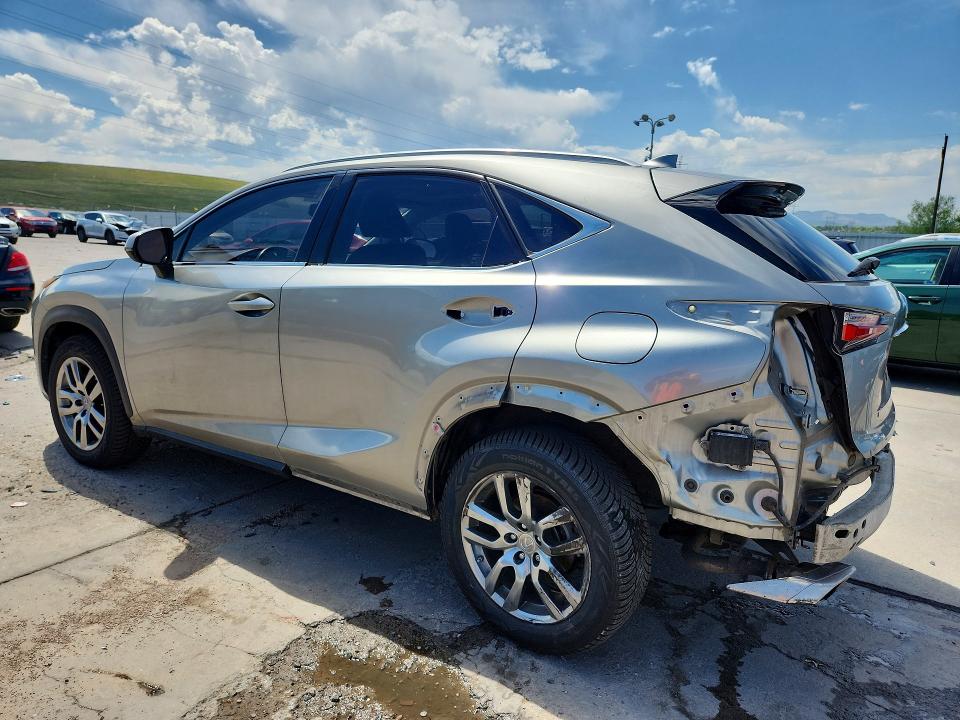2015 Lexus Nx VIN JTJBARBZ2F2015020 COPART salvage auction — REAR END, Co - Public - Salvage Title, sold $275 on 2026-07-29 (photo 2)