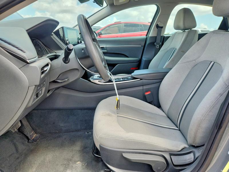 2021 Hyundai Sonata VIN 5NPEG4JA9MH078785 COPART salvage auction — WATER/FLOOD, TX - SALVAGE TITLE-FLOOD DAMAGE, sold $3,500 on 2026-07-27 (photo 7)