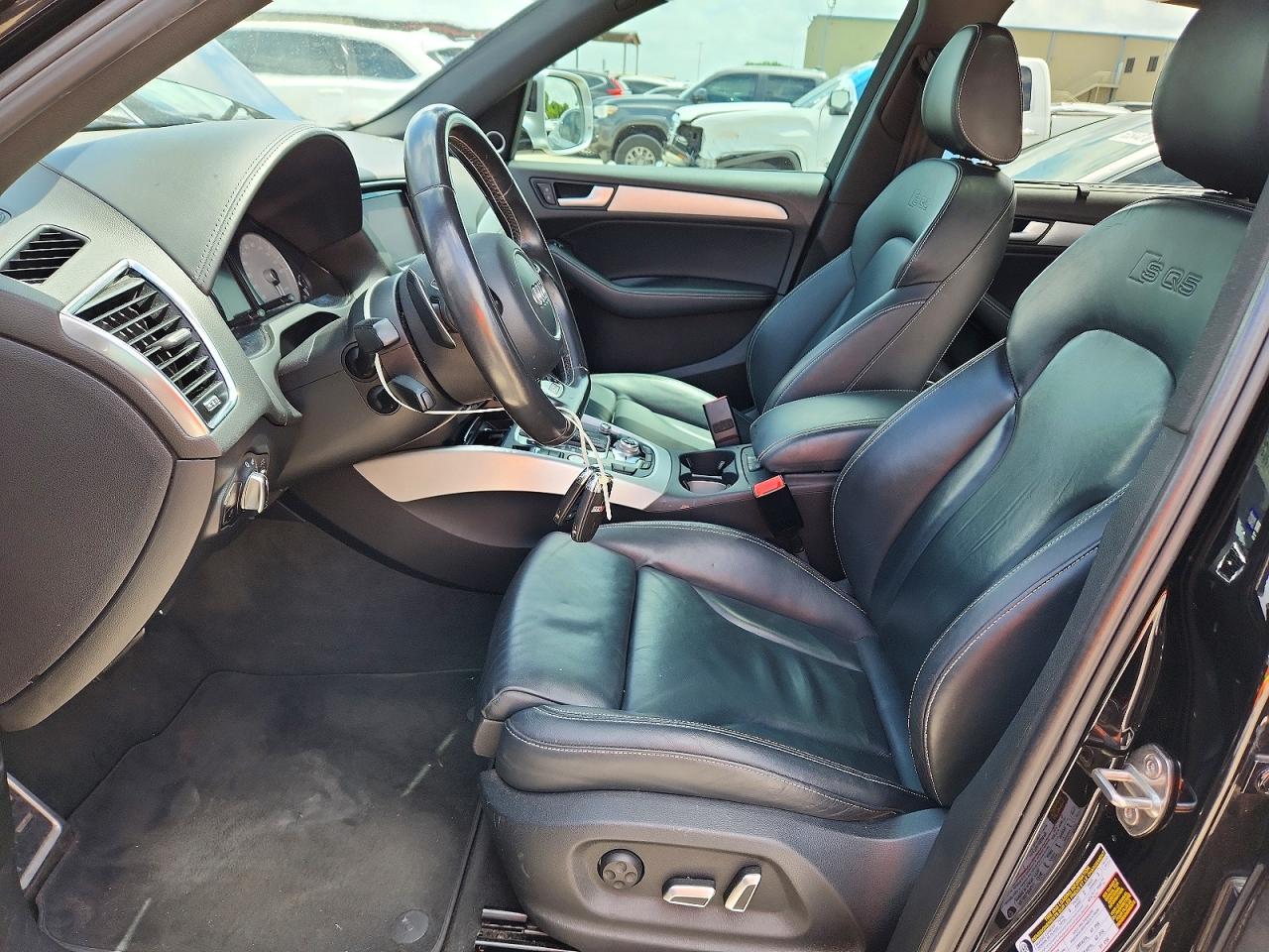 2015 Audi SQ5 VIN WA1VGAFP7FA119513 COPART salvage auction — Front End, TX - SALVAGE VEHICLE TITLE, sold $6,300 on 2026-07-09 (photo 7)