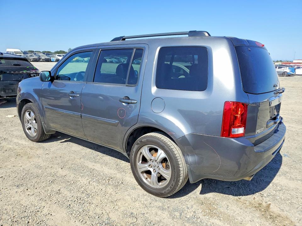 2013 Honda Pilot VIN 5FNYF4H50DB066550 COPART salvage auction — FRONT END, Ca - Salvage Certificate, sold $1,250 on 2026-07-02 (photo 2)